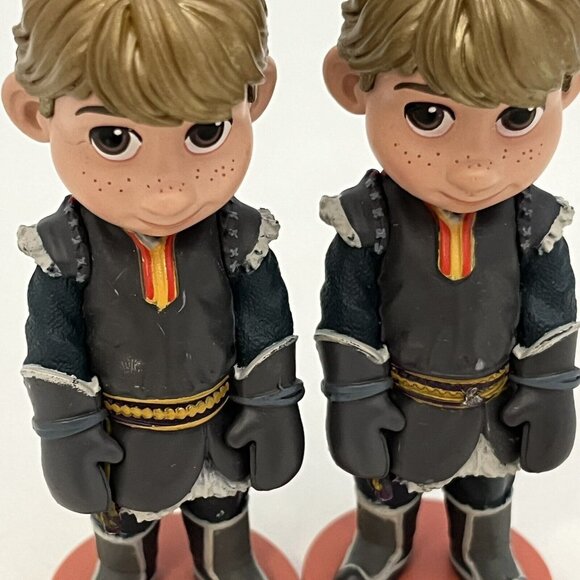 2 Disney Animators Collection Disney Store Frozen Kristoff Figures - Picture 4 of 16